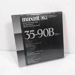 MAXELL XLI 35-90B SOUND RECORDING TAPE 1800' 7" REEL SEALED New Factory Sealed